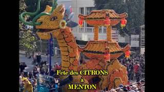 MENTON  La FÊTE des CITRONS  quot Le GRAND CORSO quot [upl. by Reahard111]