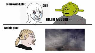 Morrowind plot vs Gothic plot gotye wokeuplikethis meme [upl. by Suivatnod]