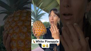 White💰pineapples🤍🍍🤍 Stay tuned will slice open with the yellow pineapple to compare amp taste🤤 [upl. by Lyndel631]