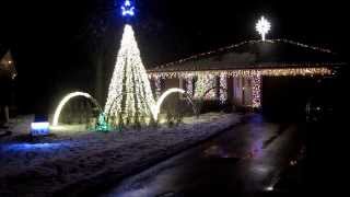 2013 Christmas Light Show [upl. by Dnomra]