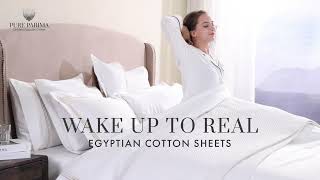 The Best Egyptian Cotton Sheets of 2024  PURE PARIMA [upl. by Kirbie152]