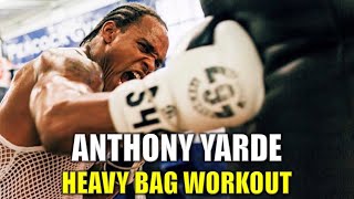 Anthony Yarde Heavy Bag Workout [upl. by Kress415]