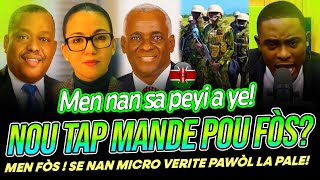 NOU TAP MANDE POU FOS  MEN FOS  SE NAN MICRO VERITE PAWOL LA PALE [upl. by Nalyr]