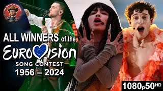 All Winners 🥇 of the Eurovision Song Contest 19562024 [upl. by Mitran]