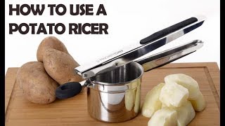 How To Cook With A Potato Ricer [upl. by Ainitsirk497]