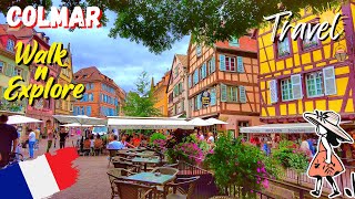 Colmar 🇫🇷 Most Beautiful Places in France 😍 French Town Walking Tour 🌷 [upl. by Picco]