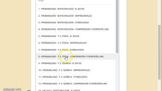 Encuesta de selección Optativas de Cuarto Semestre [upl. by Ayotahc]