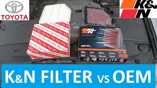 KampN Air Filter vs OEM Filter  Diesel [upl. by Eiznyl266]