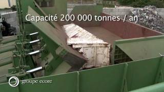 Cisaille 1700 tonnes  Recyclage Ferraille [upl. by Lentha]