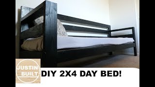 Cheap and Easy 2x4 Day Bed [upl. by Eicnahc475]