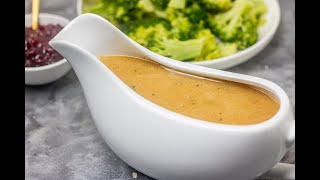 How To Make The Best Homemade Turkey Gravy [upl. by Wassyngton]