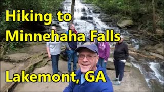 Hiking to Minnehaha Falls in Lakemont GA [upl. by Trevor]