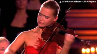 20 Beautiful Female Classical Violinists [upl. by Rowell]