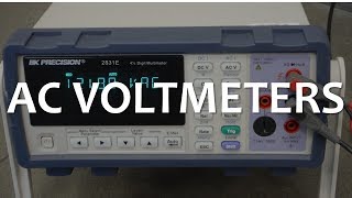 AC Voltmeters BampK Precision 2831E Full Lecture [upl. by Pasia609]