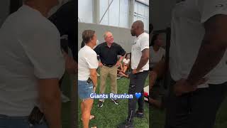 Tom Coughlin and Brandon Jacobs reunited at the Rivals FiveStar 🥹🤝 giants football [upl. by Nossah]