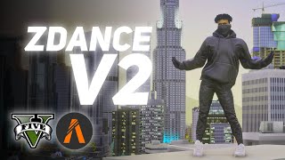 GTA V FiveM Custom Dances Animations  ZDance V2  FiveM Dances Emote [upl. by Erialcyram]