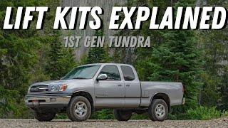 1st Gen Tundra Lift Kits Explained [upl. by Yecac771]