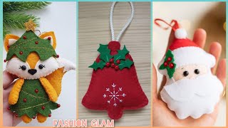 Most Beautiful Felted Ornaments CollectionHoliday Decor Ideas 2023 [upl. by Ati]