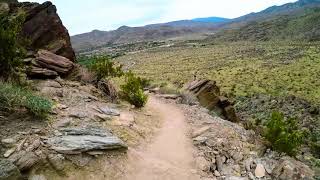 The most beautiful trail in Palm Springs California  Mountain bike [upl. by Wallas]