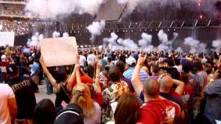 Wrestlemania 26 Opens  Amazing Pyro Floor Perspective [upl. by Care]