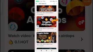 What is Crypto Airdrops  Crypto Airdrops Hot Code  Hot Wallet Mission Task Crypto Airdrops  Near [upl. by Mccarty]