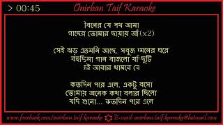 কতদিন পরে এলে karaoke [upl. by Dottie110]