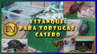 estanque para tortugas casero [upl. by Sucram]