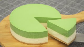 Matcha Cheesecake No Oven [upl. by Lonee]