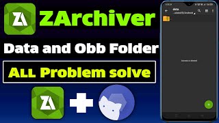 Android data file not showing  Zarchiver data file problem android 14 [upl. by Rasaec]