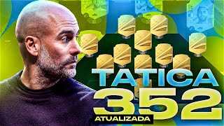 FIFA 23  NOVA MELHOR TÁTICA 352 ATUALIZADA ULTIMATE TEAM [upl. by Kliment109]