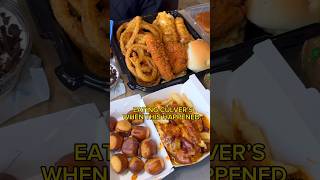 EATING CULVERS WHEN THIS HAPPENED shorts viral mukbang [upl. by Atiuqel]