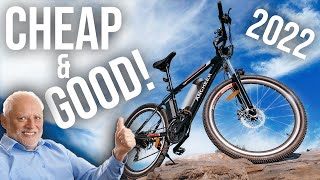 BEST CHEAP ELECTRIC BIKE OF 2022  Ancheer Mountain Ebike Review [upl. by Elleira]