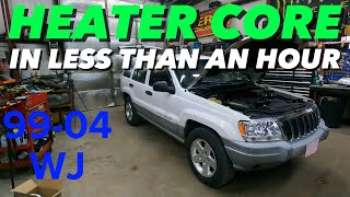 Part 1 of 2  How to remove a Heater Core amp AC Evaporator core Jeep Cherokee XJ amp remove dashboard [upl. by Ylam]