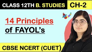 FAYOLs 14 PRINCIPLES OF MANAGEMENT  Class 12  Business Studies  Principles of Management [upl. by Aset]