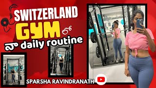 Switzerland lo GYM🥰 youtube teluguvlogs switzerland bern fitness [upl. by Mandle]