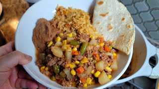 Todays DINNER Picadillo Quick  EASY cooking [upl. by Benedick]