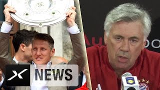 Rückkehr von Bastian Schweinsteiger zum FC Bayern München Das sagt Carlo Ancelotti [upl. by Schecter]