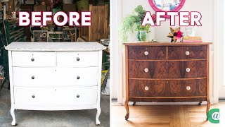 How to Strip Paint from Wooden Furniture [upl. by Anyrak894]