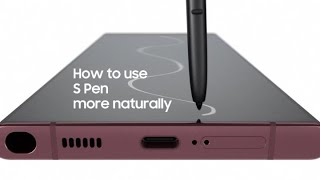 Galaxy S22 Ultra How to use S Pen  Samsung [upl. by Aiselad13]