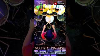 No Hype Machine  Mirrored Kit Minute Linear Squared  LARRY LONDON shorts drumlessons drums [upl. by Neirad]