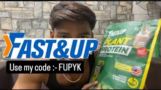 Plant Protein Review  FastampUp 100 Plant Based Protein Powder for Vegans YASHVEINS [upl. by Kernan983]