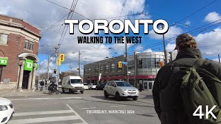 TORONTO DUNDAS WEST 4K WALKING TOUR 2024 [upl. by Antrim667]