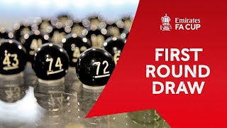 First Round Draw  Emirates FA Cup 2324 [upl. by Manuel]