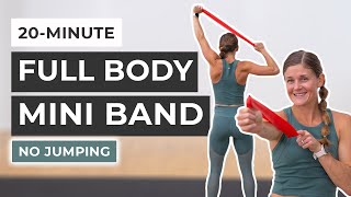 20Minute Full Body Resistance Band Workout No Jumping [upl. by Ramgad565]