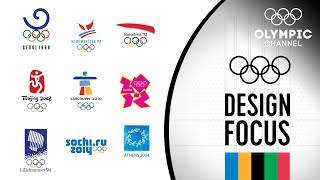 The design of Olympic Games Logos  Design Focus [upl. by Ayikur]