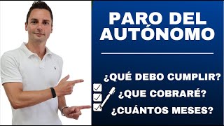 PARO del AUTÖNOMO  Cese Actividad Trabajador Autónomo  Requisitos [upl. by Lanie]