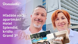 Kúpele Piešťany Hľadáte väčší apartmán Hotel Ensana Splendid krídlo Grand 3 [upl. by Chubb]