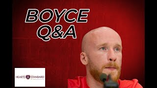 Liam Boyce explain reason behind Hearts number change [upl. by Ikilisav]