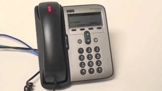 Cisco 7912 How to check your voicemail [upl. by Garber297]