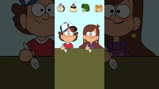 Food Challenge Gravity Fall Animations shorts gravityfalls animations trending [upl. by Attenrad]